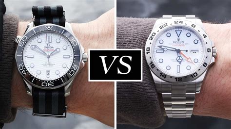 Omega Seamaster vs. Rolex Explorer II 